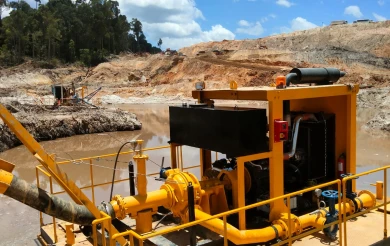 Diesel Slurry Pump  pompa Lumpur untuk pertambangan