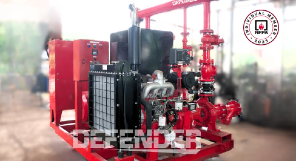 *1 Set Fire Pump: Diesel Pump, Electric Pump, dan Jockey Pump