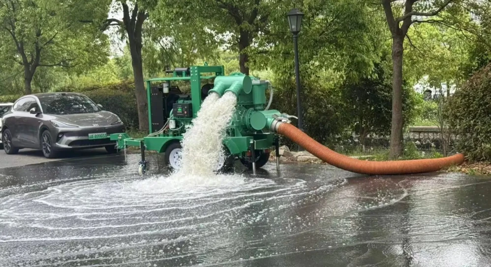 Pompa Banjir Discovery Pump dengan Teknologi Vakum Self-Priming Berbasis Mechanical Rotary Vane