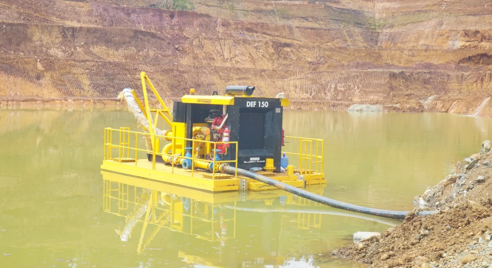 Dewatering Pump di Site Tambang Nikel